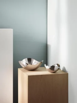 GEORG JENSEN Fuente de acero inoxidable con forma orgánica Bloom^ Boles Y Tazones|Vajillas Completas
