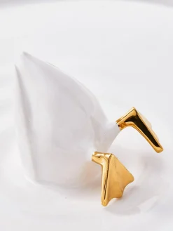 POLSPOTTEN Fuente de cerámica artesanal Diving Duck