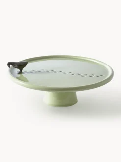 POLSPOTTEN Fuente de cerámica artesanal Walking Duck