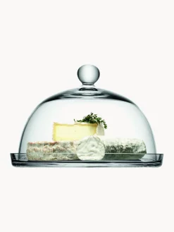 Lsa International Fuente de vidrio soplado con tapa Vienna