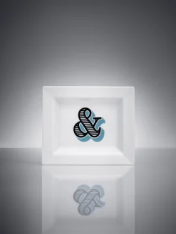 Westwing Collection Fuente decorativa artesanal | MEISSEN Initials^ Bandejas Decorativas|Jarrones