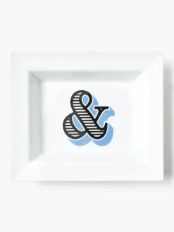 Westwing Collection Fuente decorativa artesanal | MEISSEN Initials^ Bandejas Decorativas|Jarrones