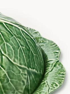 BORDALLO PINHEIRO Fuente pintada a mano con tapa Cabbage^ Cuencos Y Platos De Servir|Vajillas Completas