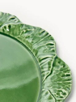 BORDALLO PINHEIRO Fuente pintada a mano con tapa Cabbage^ Cuencos Y Platos De Servir|Vajillas Completas