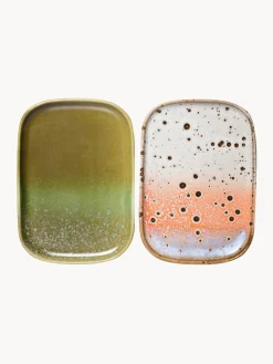 HKLIVING Fuentes artesanales 70's, 2 uds.