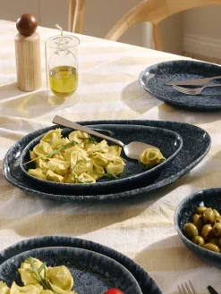 Westwing Collection Fuentes de servir artesanales en forma orgánica Macey, 2 uds.