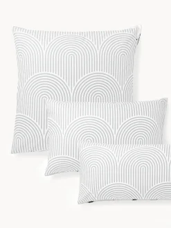 Westwing Collection Funda de almohada de algodón Arcs^ Fundas De Almohadas|Mantas