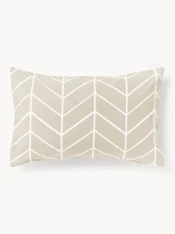 Westwing Collection Funda de almohada de algodón estampada Mirja