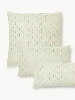 Westwing Collection Funda de almohada de algodón con flecos con mechones Lenja^ Fundas De Almohadas|Mantas