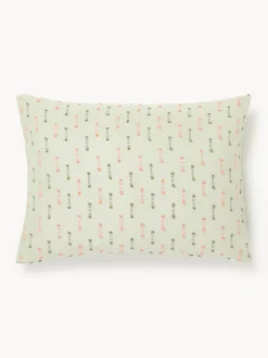 Westwing Collection Funda de almohada de algodón con flecos con mechones Lenja^ Fundas De Almohadas|Mantas