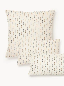 Westwing Collection Funda de almohada de algodón con flecos con mechones Lenja^ Fundas De Almohadas|Mantas