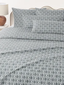 Westwing Collection Funda de almohada de algodón estampado geométrico Jella^ Mantas|Fundas De Almohadas