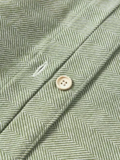 Westwing Collection Funda de almohada de franela con punto espiga Wanda