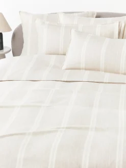 Westwing Collection Funda de almohada de franela a rayas Belinda^ Fundas De Almohadas