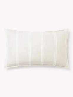 Westwing Collection Funda de almohada de franela a rayas Belinda^ Fundas De Almohadas