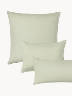 Westwing Collection Funda de almohada de lino lavado Airy