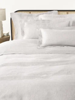 Westwing Collection Funda de almohada de lino con dobladillo Linna^ Mantas|Fundas De Almohadas