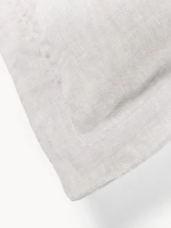 Westwing Collection Funda de almohada de lino con dobladillo Linna^ Mantas|Fundas De Almohadas