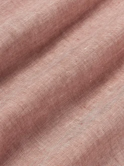 Westwing Collection Funda de almohada de lino con dobladillo Linna