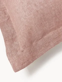 Westwing Collection Funda de almohada de lino con dobladillo Linna