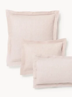 Westwing Collection Funda de almohada de lino con dobladillo Linna^ Mantas|Fundas De Almohadas