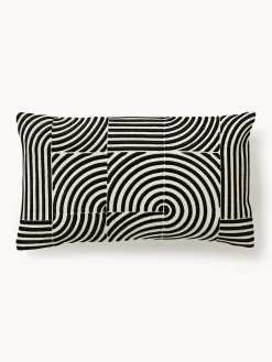 Westwing Collection Funda de almohada de lino estampada Lexi