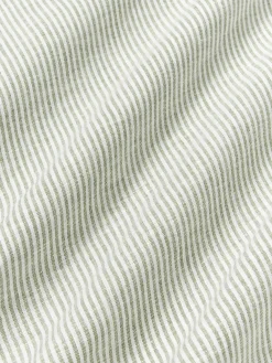 Westwing Collection Funda de almohada de lino lavado con rayas finas Rinna