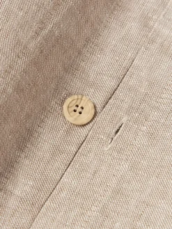 Westwing Collection Funda de almohada de lino con ribete Linna^ Fundas De Almohadas|Mantas