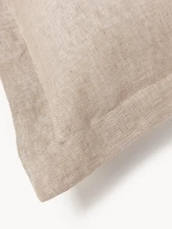 Westwing Collection Funda de almohada de lino con ribete Linna^ Fundas De Almohadas|Mantas