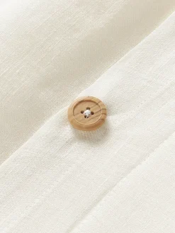 Westwing Collection Funda de almohada de lino con ribete Linna^ Mantas|Fundas De Almohadas