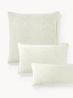 Westwing Collection Funda de almohada de muselina con estampado floral Jasmina