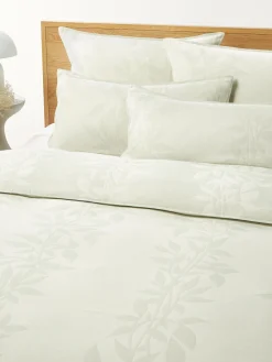 Westwing Collection Funda de almohada de muselina con estampado floral Jasmina