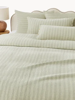 Westwing Collection Funda de almohada de muselina Saige G