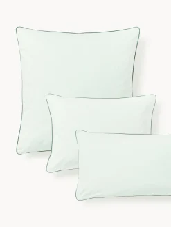 Westwing Collection Funda de almohada de percal con ribete Daria^ Fundas De Almohadas|Mantas