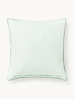 Westwing Collection Funda de almohada de percal con ribete Daria^ Fundas De Almohadas|Mantas