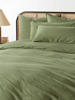 Westwing Collection Funda de almohada de percal lavado Debbie^ Mantas|Fundas De Almohadas