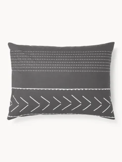 Westwing Collection Funda de almohada de percal con estampado boho Kohana