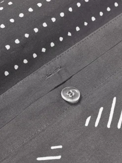 Westwing Collection Funda de almohada de percal con estampado boho Kohana