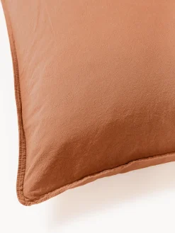 Westwing Collection Funda de almohada de percal lavado Debbie