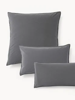 Westwing Collection Funda de almohada de percal lavado Debbie^ Mantas|Fundas De Almohadas