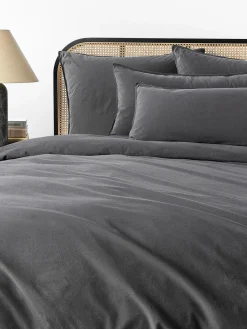 Westwing Collection Funda de almohada de percal lavado Debbie^ Mantas|Fundas De Almohadas