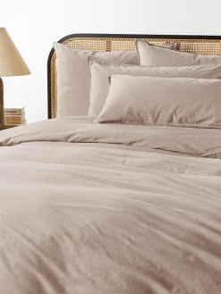 Westwing Collection Funda de almohada de percal lavado Debbie