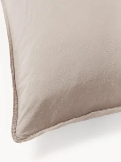 Westwing Collection Funda de almohada de percal lavado Debbie