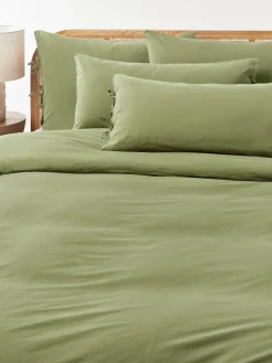 Westwing Collection Funda de almohada de percal lavado Leonie^ Fundas De Almohadas|Mantas