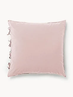 Westwing Collection Funda de almohada de percal lavado Leonie