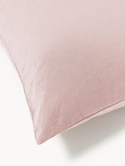 Westwing Collection Funda de almohada de percal lavado Leonie