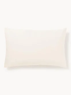 Westwing Collection Funda de almohada de percal con inscripción bordada Roya^ Fundas De Almohadas|Mantas