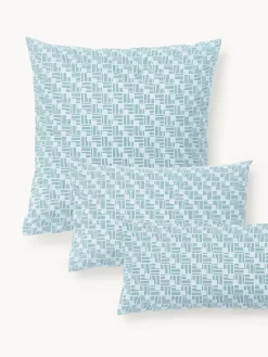 Westwing Collection Funda de almohada de percal estampado Inki