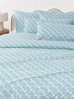 Westwing Collection Funda de almohada de percal estampado Inki