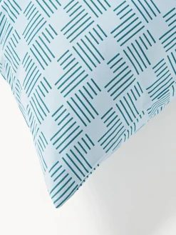 Westwing Collection Funda de almohada de percal estampado Inki